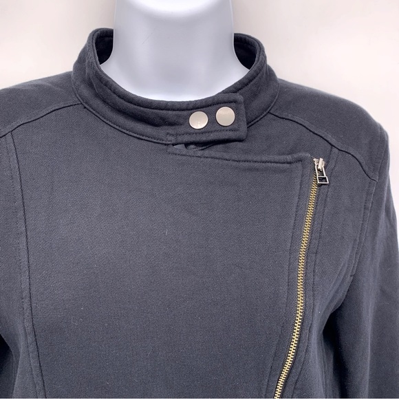 Aritzia TNA Sunday Best Black Zip Up Jacket Size 4 - Picture 2 of 6